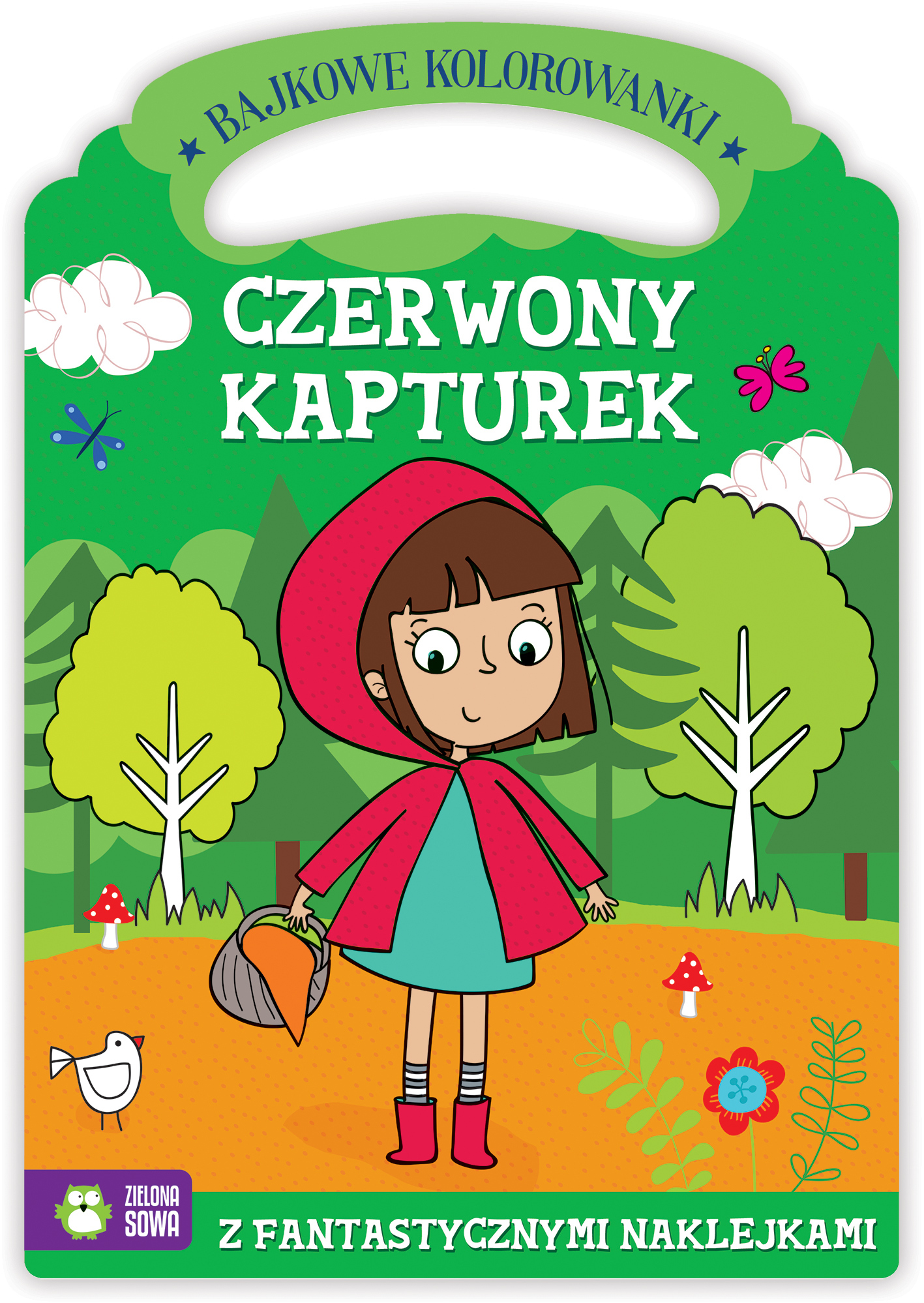 Czerwony Kapturek Bajkowe Kolorowanki Opracowanie Zbiorowe