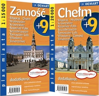 Plan miasta. Zamość, Chełm. Plus9