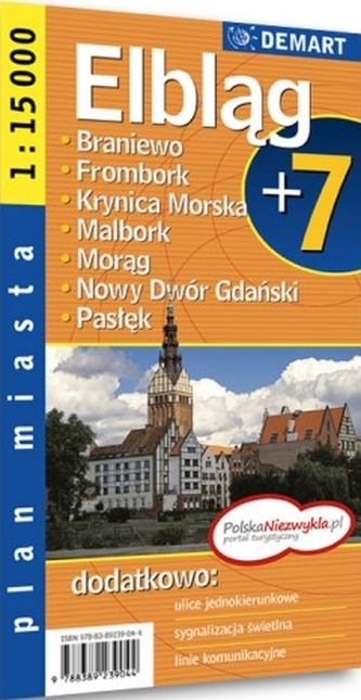 Plan miasta. Elbląg 1:15 000. Plus7