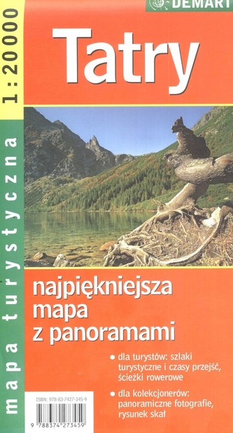 Mapa turystyczna - Tatry (1:20000)