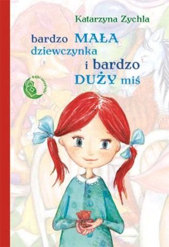 Bardzo mała dziewczynka i bardzo duży miś