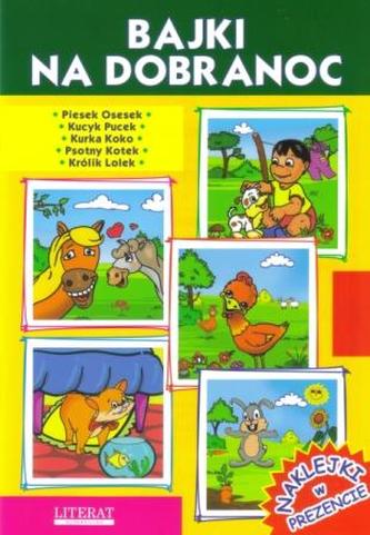 Bajki na dobranoc. Piesek Osesek i inne + naklejki