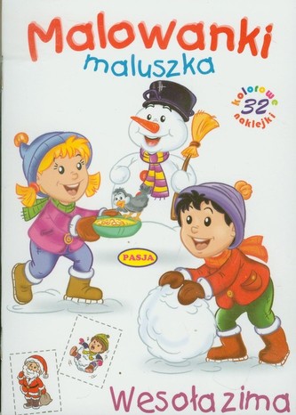 Malowanki maluszka - Wesoła zima