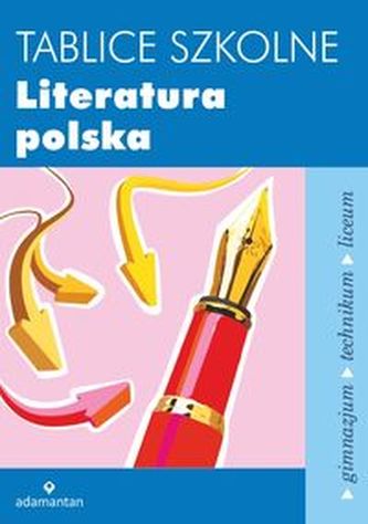Tablice szkolne. Literatura polska. Gimnazjum / technikum / liceum Tablice szkolne. Literatura polska. Gimnazjum / technikum / liceum