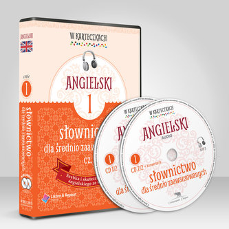 MP3 w karteczkach. Angielski 1. Słownictwo dla średniozaawansowanych. Część 1. (2 płyty CD) MP3 w karteczkach. Angielski 1. Słownictwo dla średniozaawansowanych. Część 1. (2 płyty CD)