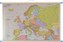 Europa. Mapa ścienna, fizyczno-polityczna