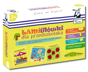 Kapitan Nauka. Łamigłówki dla przedszkolaka 3+. Pakiet