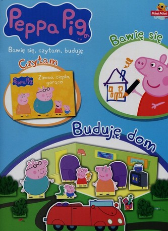 Świnka Peppa. Bawię się, czytam, buduję. Buduję dom