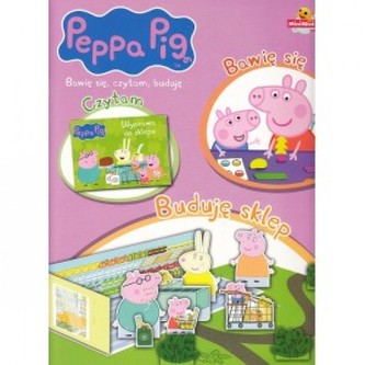 Świnka Peppa. Bawię się, czytam, buduję. Buduję sklep