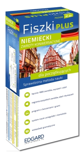 Niemiecki Fiszki PLUS. Zwroty konwersacyjne dla początkujących
