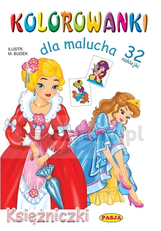 Księżniczki. Kolorowanki dla malucha