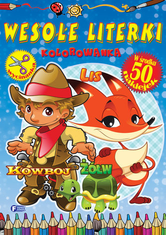 Wesołe literki. Kolorowanka
