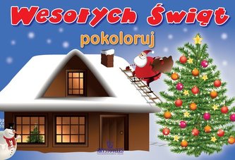 Wesołych Świąt. Pokoloruj