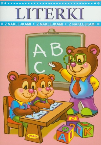 Literki z naklejkami