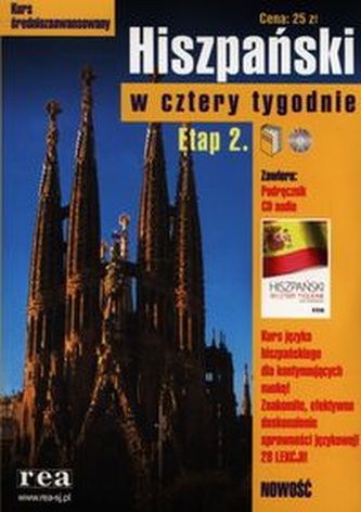 Hiszpański w cztery tygodnie Etap 2 z płytą CD