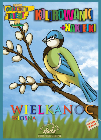 Kolorowanki wielkanocne z naklejkami