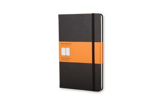 Moleskine: Zápisník tvrdý linkovaný černý L