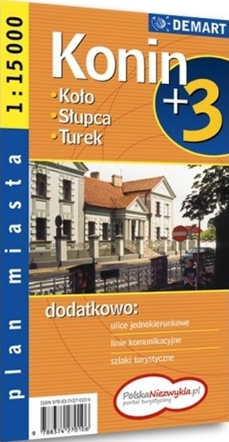 Konin plus 3 plan miasta