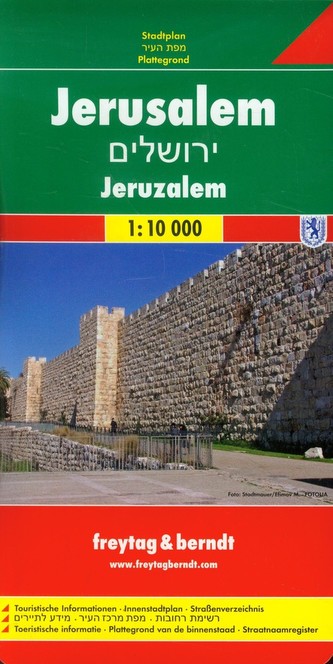 PL 506 Jeruzalém 1:10 000 / plán města