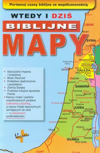 Wtedy i dziś biblijne mapy
