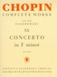 Chopin Complete Works XX Concerto in F minor