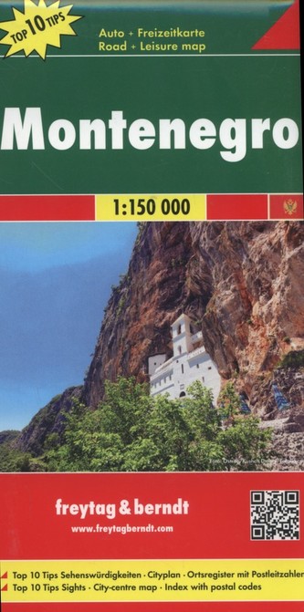 AK 0713 Černá Hora 1:150 000 / automapa + mapa pro volný čas