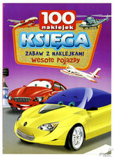 Księga zabaw z naklejkami Wesołe pojazdy