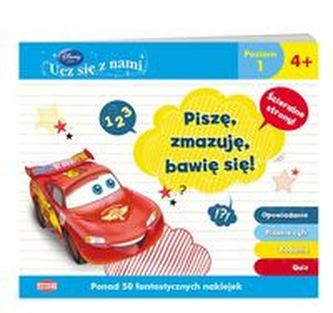Disney Ucz się z nami Auta Piszę, zmazuję, bawię się