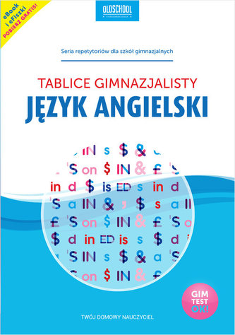Język angielski Tablice gimnazjalisty