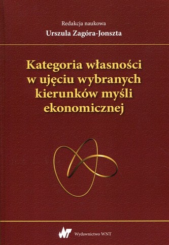 Kategoria własności w ujęciu wybranych kierunków myśli ekonomicznej Kategoria własności w ujęciu wybranych kierunków myśli ekonomicznej