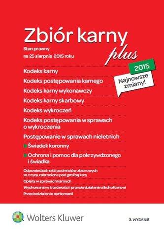 Zbiór karny Plus 2015