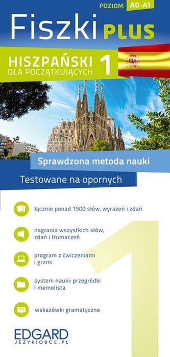 Hiszpański Fiszki Plus dla początkujących 1