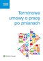 Terminowe umowy o pracę po zmianach