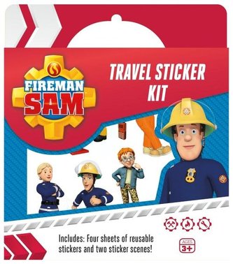 Zestaw wyklejanek z naklejkami. Strażak Sam