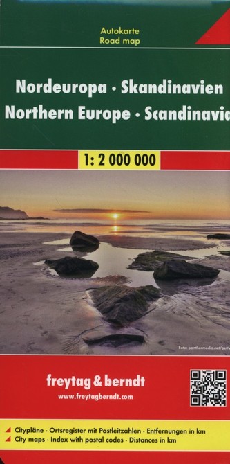 AK 2001 Skandinávie - Severní Evropa 1:2 000 000 / automapa
