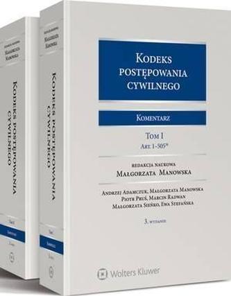 Kodeks postępowania cywilnego Komentarz Tom 1-2
