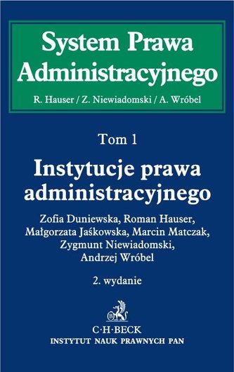 Instytucje prawa administracyjnego Tom 1