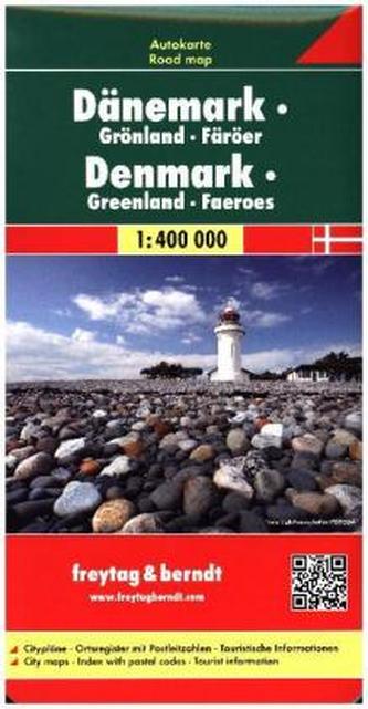 AK 6301 Dánsko, Grónsko, Faerské ostrovy 1:400 000 / automapa