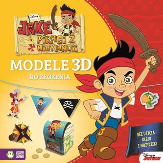 Jake i piraci z Nibylandii. Modele 3D do złożenia. Disney