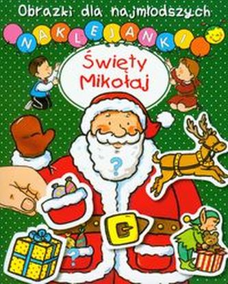 Święty Mikołaj Obrazki dla najmłodszych Naklejanki
