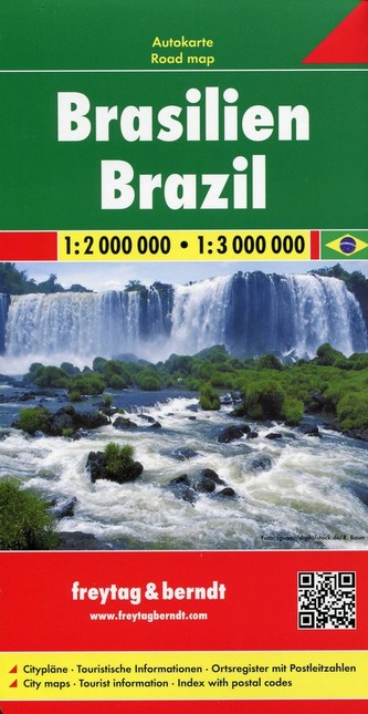 Brasilien/Brazílie, Bolivie, Paraguai 1:2M/3M/mapa