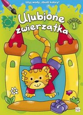 Kolorowanka wodna Ulubione zwierzątka zeszyt 1