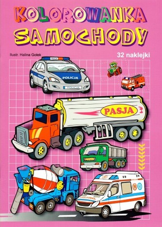 Kolorowanka. Samochody