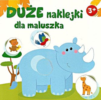 Duże naklejki dla maluszka - Nosorożec