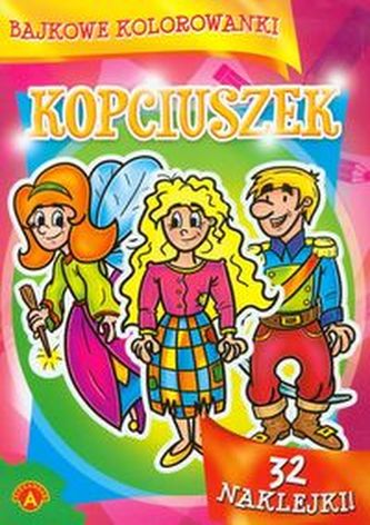 Bajkowe kolorowanki Kopciuszek