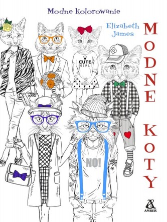 Modne koty. Modne kolorowanie