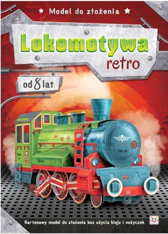 Model do złożenia. Lokomotywa retro