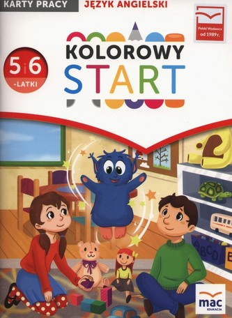 Kolorowy start. Pięciolatki i sześciolatki. Język angielski, karty pracy