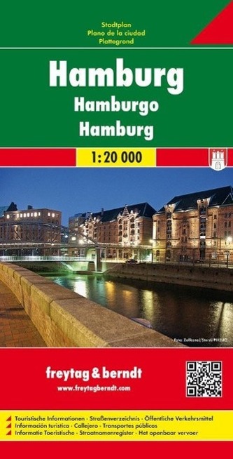 Hamburk 1:20T/plán města