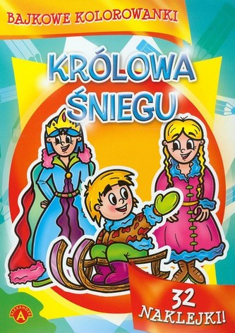 Bajkowe kolorowanki Królowa Śniegu